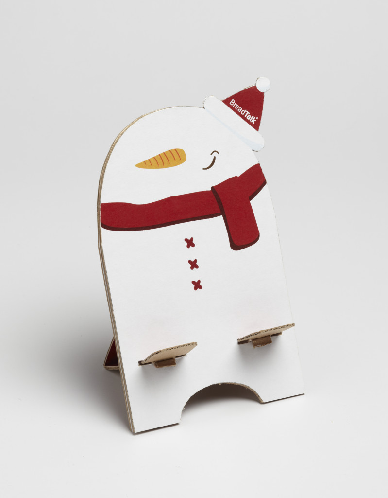 BreadTalk Christmas Log Cake Box_Phone Standee