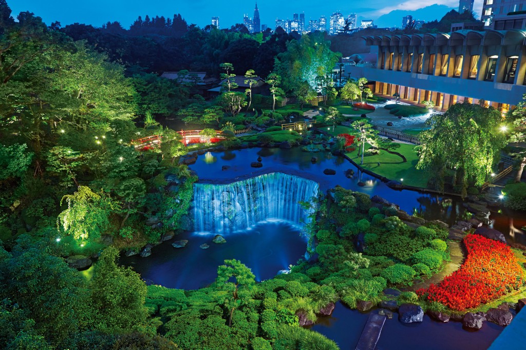 HotelNewOtani_Japanese Garden(Night Lighting up)